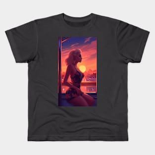 Lofi Girls Dreamscapes Kids T-Shirt